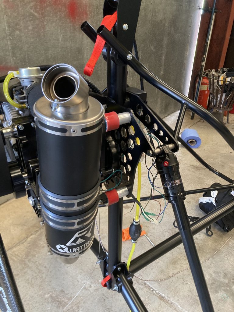 EOS Quattro exhaust, titanium trike from & air suspension.