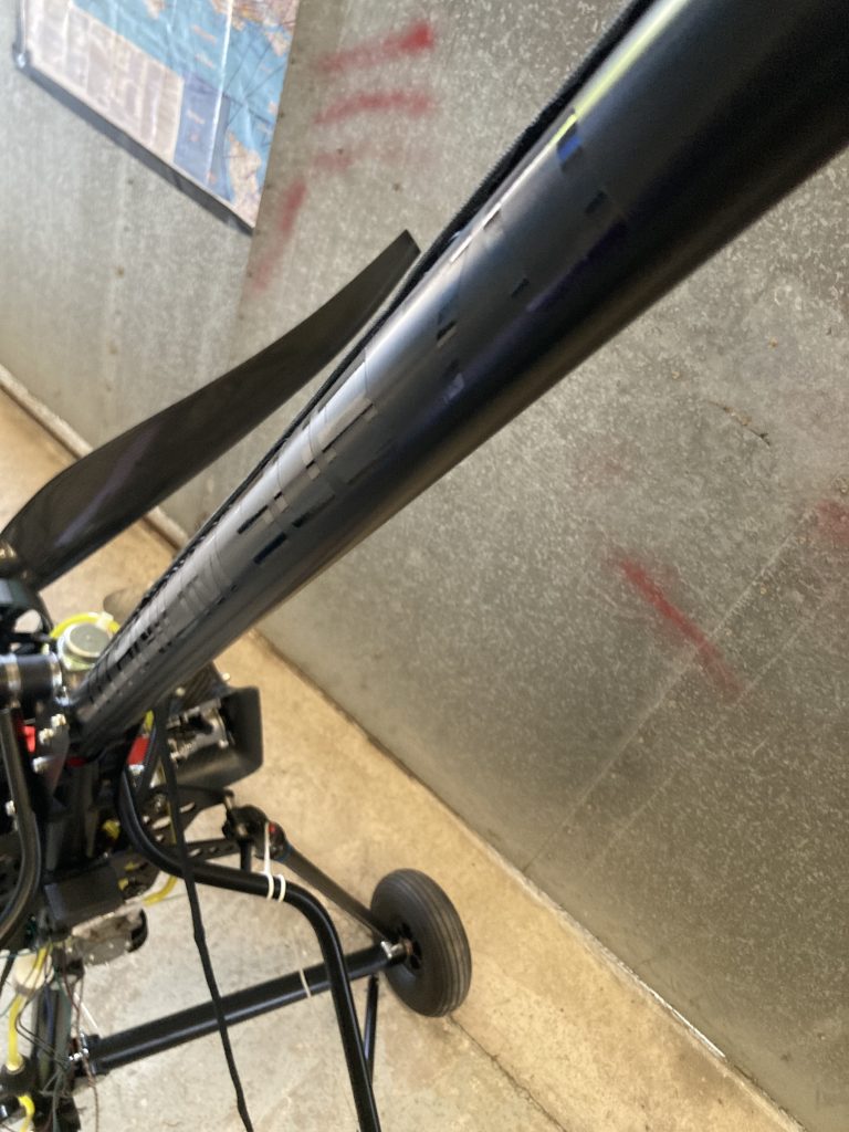 Titanium trike mast.